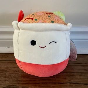 Squishmallows Daley the takeout ramen lo mein NWT plush 7”